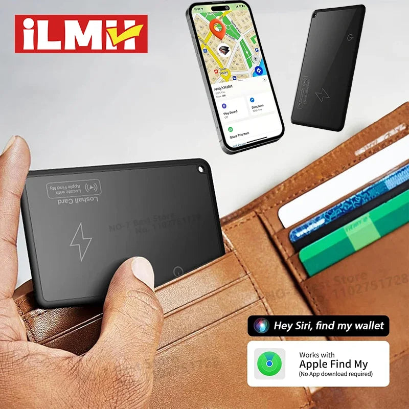 Wallet Tracker Card Wireless Charging Tracking Location Gps Locator